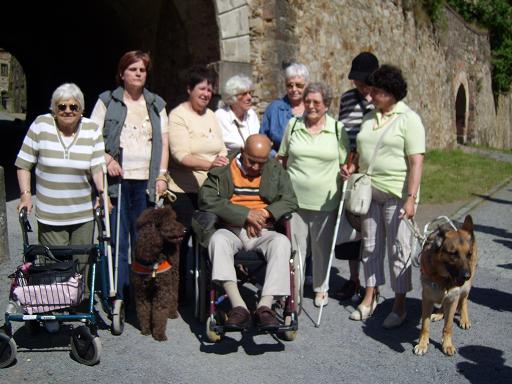 Die Teilnehmer der Freizeit auf der Festung Ehrenbreitstein