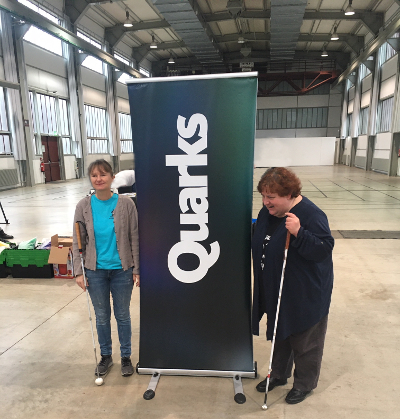 Links Tamara Ströter Vorsitzende des BSV für den Kreis Mettmann e.V. Rechts Maria St. Mont aus dem Vorstand des BSV Nordrhein e.V. und Vorsitzende des BSV Mülheim e.V.